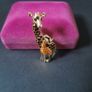 Mama & Baby Giraffe Brooch Badge Animal Wild Life Broach Enamel and Metal Image 7