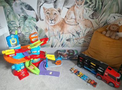 Car Garage, Car Carrier Truck, Cars & Toy Car Mat