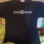 Black stone island brand tee shirt Image 2
