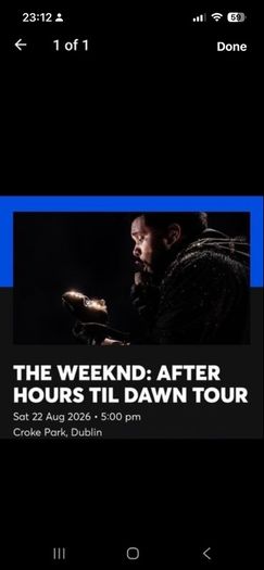 4 x The Weekend - After Hours Till Dawn  Gold Standing East