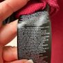 The North Face Cropped Quarter Zip Fleece Pullover Burgundy Black Small Image 5