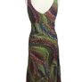 Per Una Ladies Green Multi Vibrant Print Sleeveless Midi Dress Uk 12 L includes post Image 4