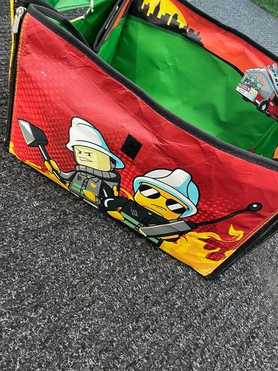 Lego City Fireman Playmat Zipbin Storage 2009