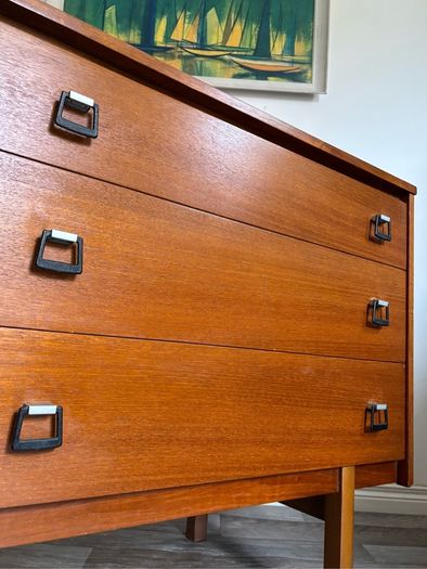 Vintage Retro Mid Century Teak Sideboard/Chest of Drawers by Symbol