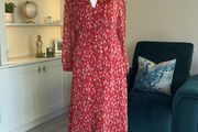 Brand-New Ladies Red Rose Dress from Carraig Donn