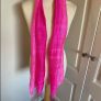 Hot pink silk scarf Image 2