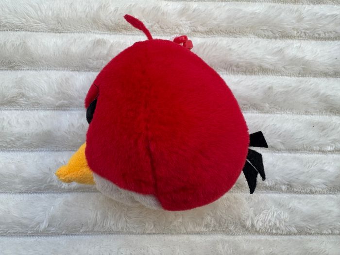 Angry Birds Plush Backpack Clip Red Bird approx. 10 cm. Used Please see photos