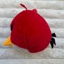 Angry Birds Plush Backpack Clip Red Bird approx. 10 cm. Used Please see photos Image 6