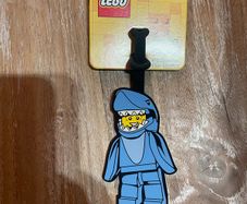 Lego Shark suit name tag new