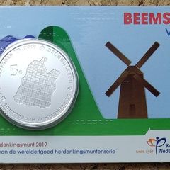Netherlands 5 Euro Base Metals (Silver Plated) Brilliant Uncirculated Coin 2019 - Beemster