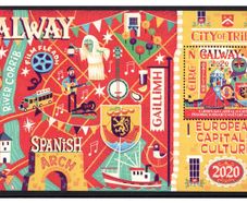 2020 Ireland Galway European Capital of Culture 2020 Commemorative Stamp Miniature Sheet Mint Never Hinged (MNH)