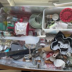 Selection of baking utensils