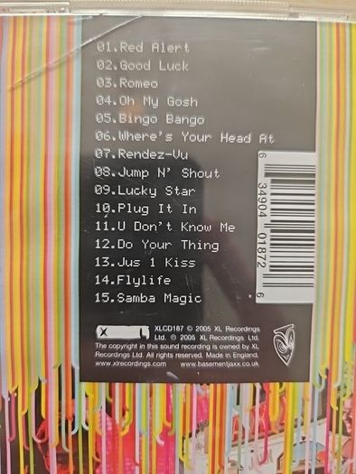 Basement Jaxx CD - The Singles
