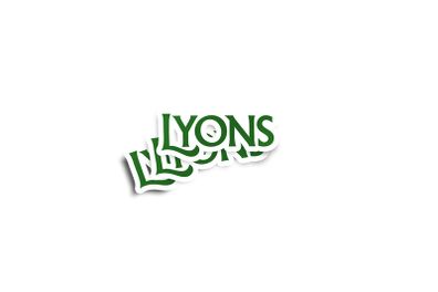 Lyons Glossy Sticker 2-Pack