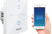 Smart WiFi Light Switch, Maxcio Alexa Smart Wall Light Switch 1Gang 1Way, Alexa Google Home Control, Smartlife APP Control, Timer/Schedule,Neutral Wire Required,Switch-1 Gang)