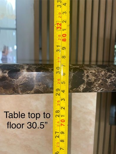 Marble Resign Hall Table mint condition