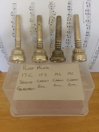trumpet mouthpieces. Marcinkiewicz signature models.