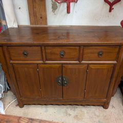 Solid Elm chinese sideboard