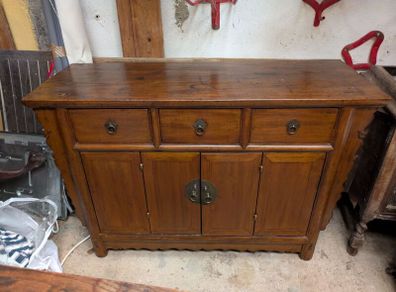 Solid Elm chinese sideboard