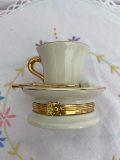 Lenox Treasures Trinket Box "Time For Tea"
