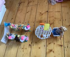 Barbie doll school play set