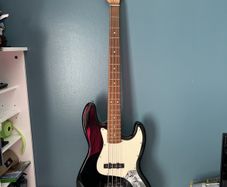 bass guitar with jazz pickups