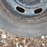 Miscellaneous old car steel wheels Image 5