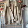 cardigan asymmetrical 30% wool cardigan Dunnes stores drape effect medium Image 9