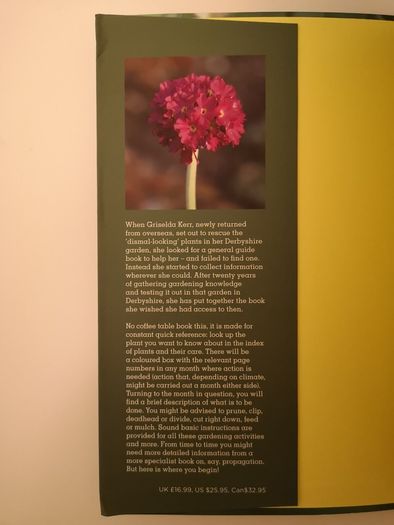 The Apprehensive Gardener: Managing Garden Plants  Griselda Kerr
