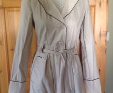 Size S Bershka Cream Jacket / Mac