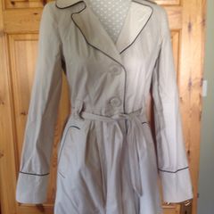 Size S Bershka Cream Jacket / Mac