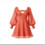 John Zack Orange dress Image 2
