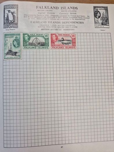 Stamps of the world stanley gibbson album