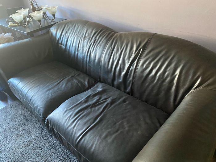 brown leather