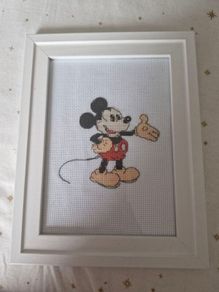 Hand stitched Mickey mouse
