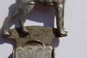 Vintage GREAT DANE Dog Show CLIP Number Holder Or Brooch- Pet Memorial Sweater Pin