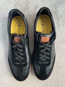 Mens Salamander leather trainers
