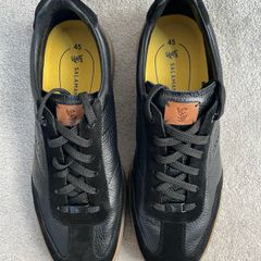 Mens Salamander leather trainers