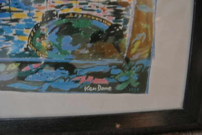 Ken Done - Sydney Night - Framed Ken Done Poster 1984