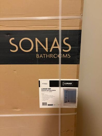 Sonas Lunar SB1 Radius Bathscreen