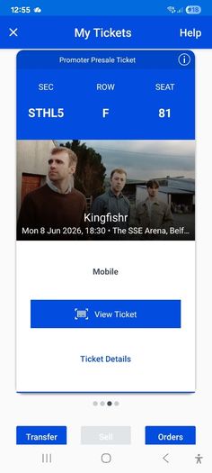 kingfishr tickets