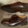 WEXFORD Lavorazione Artigiana Mens Leather Shoes Size 44 Image 5