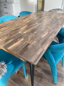 dining table and chairs