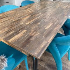 dining table and chairs