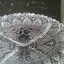 Ovel Divided Glass Snack Tray Image 3