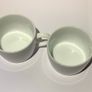 White Porcelain Coffee Cups x 2 Image 2
