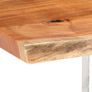Dining Table with Live Edges Solid Acacia Wood 200 cm 6 cm Image 5