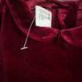 New Burgundy velvet look occasion dress Image 2