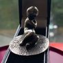 Antique Silver Cherub Figure Image 3