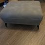Grey 2 Seater Sofa, Swivel Chair & Matching Stools Image 6